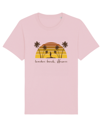 Lanikai Beach Hawaii Cotton Pink
