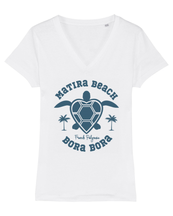 Matira Beach Bora Bora White