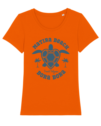 Matira Beach Bora Bora Bright Orange