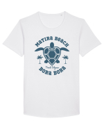 Matira Beach Bora Bora Tricou mânecă scurtă guler larg Bărbat Skater