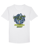 Pentru montaniarzi - Man vs mountain - Cornul Călțun Tricou mânecă scurtă guler larg Bărbat Skater