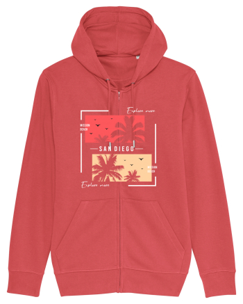 Mission Beach San Diego Carmine Red