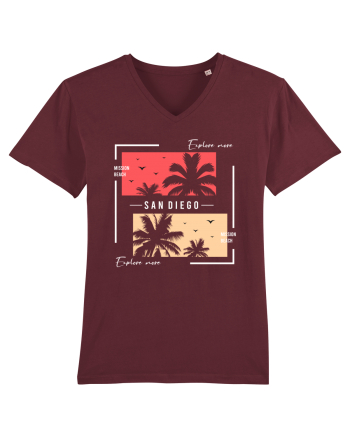 Mission Beach San Diego Burgundy