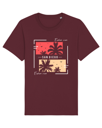 Mission Beach San Diego Burgundy