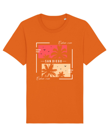 Mission Beach San Diego Bright Orange