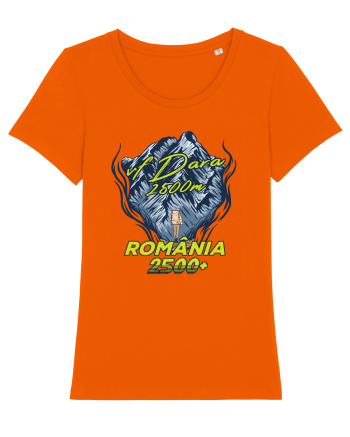 Pentru montaniarzi - Man vs mountain - Dara Bright Orange