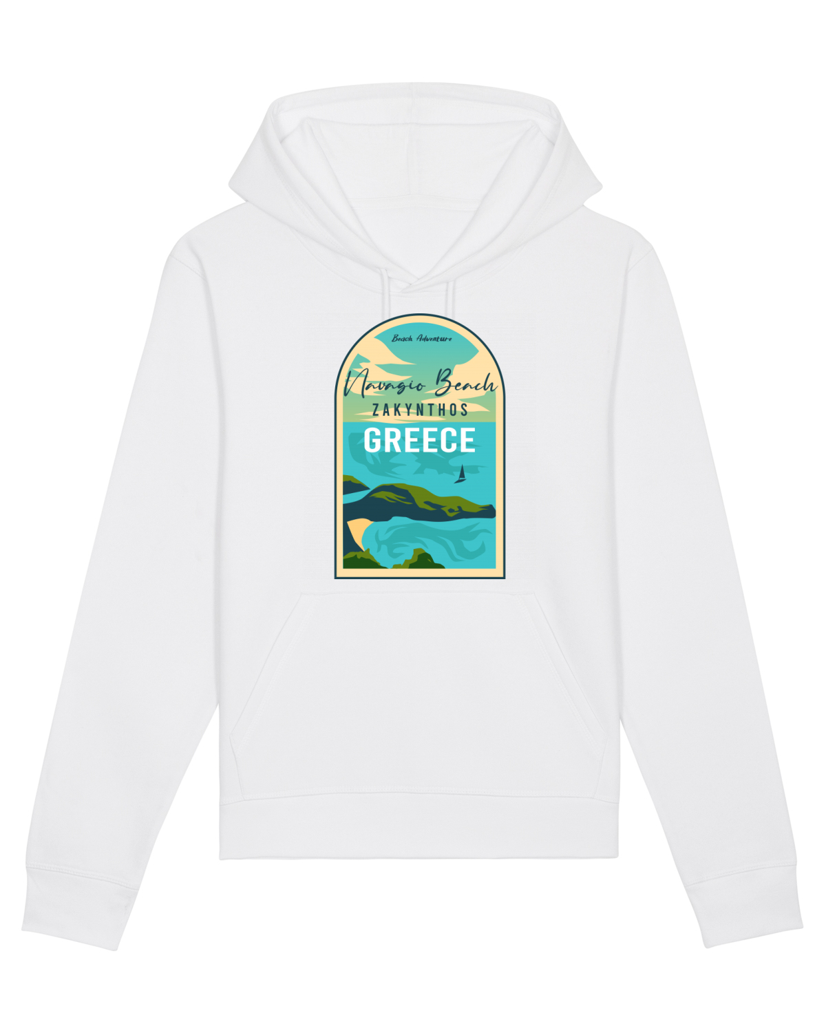 Hanorac Unisex Drummer White