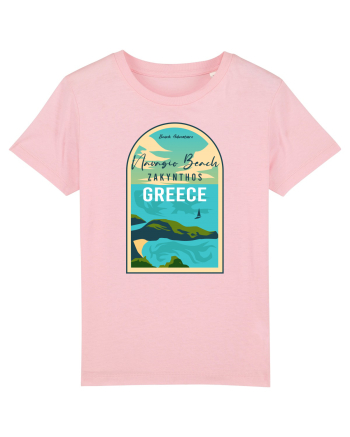 Navagio Beach Greece Cotton Pink