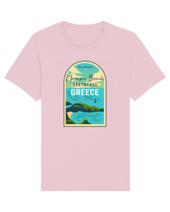 Navagio Beach Greece Cotton Pink