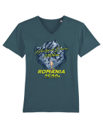 Pentru montaniarzi - Man vs mountain - Hârtopul Darei Tricou mânecă scurtă guler V Bărbat Presenter