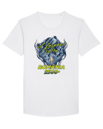Pentru montaniarzi - Man vs mountain - Lespezi Tricou mânecă scurtă guler larg Bărbat Skater
