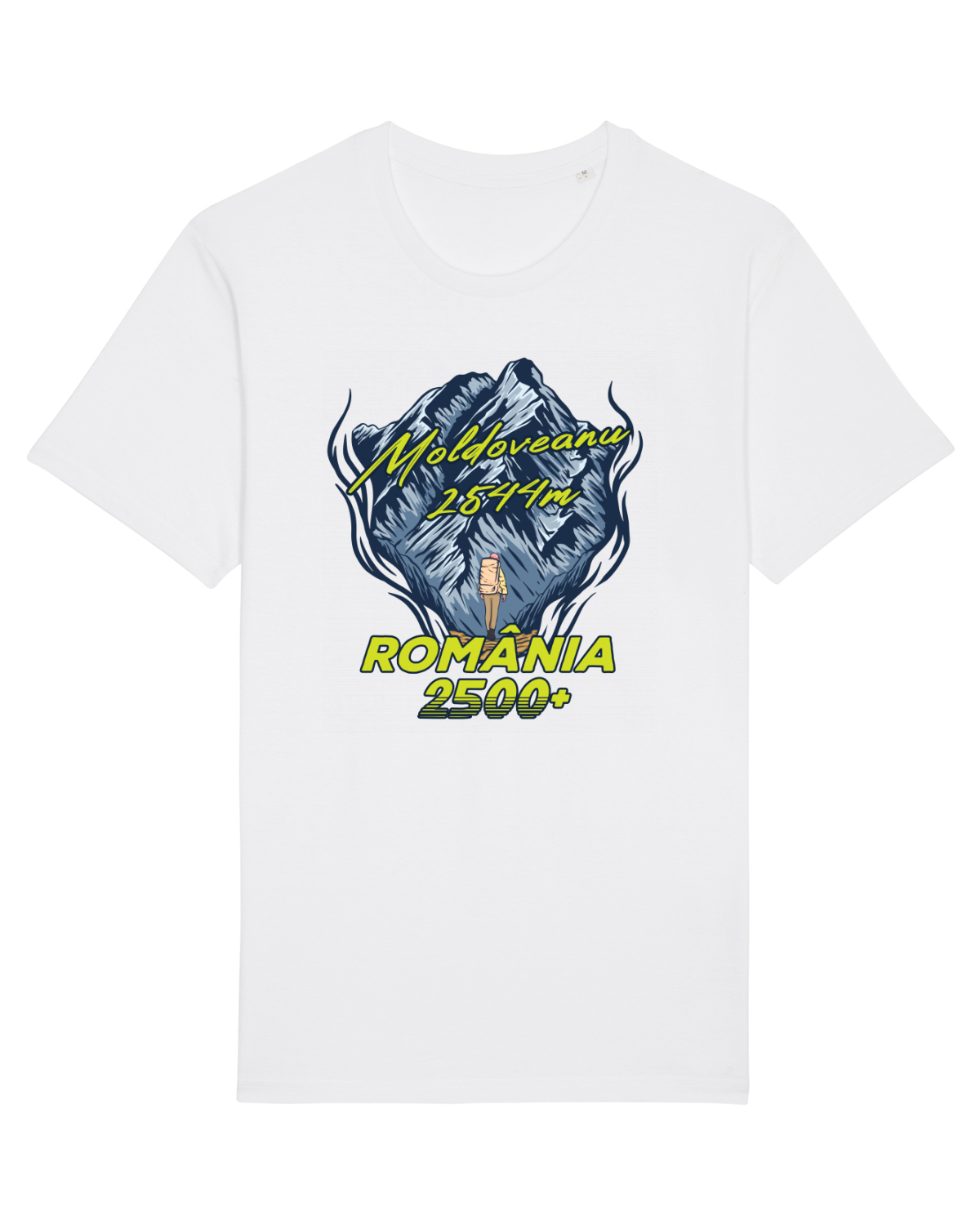 Tricou mânecă scurtă Unisex Rocker White