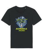 Pentru montaniarzi - Man vs mountain - Moldoveanu Tricou mânecă scurtă Unisex Rocker