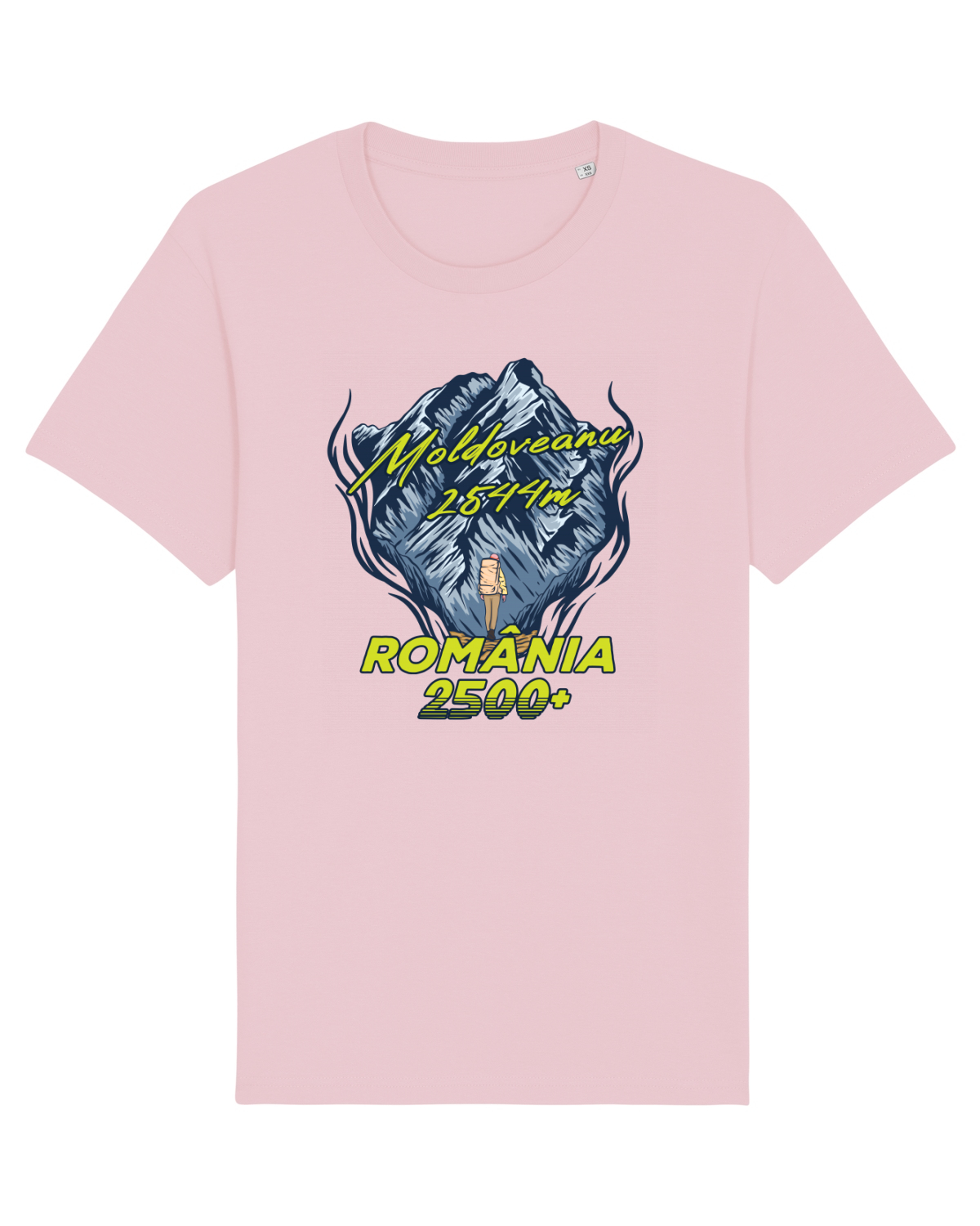Tricou mânecă scurtă Unisex Rocker Cotton Pink
