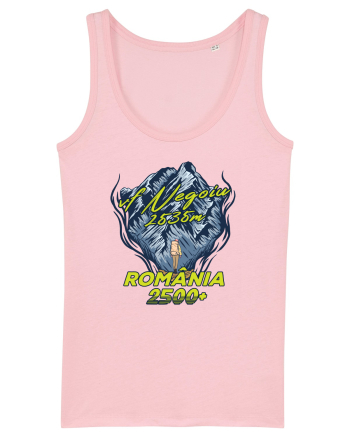 Pentru montaniarzi - Man vs mountain - Negoiu Cotton Pink