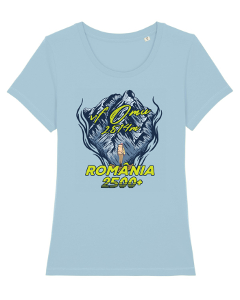 Pentru montaniarzi - Man vs mountain - Omu Sky Blue