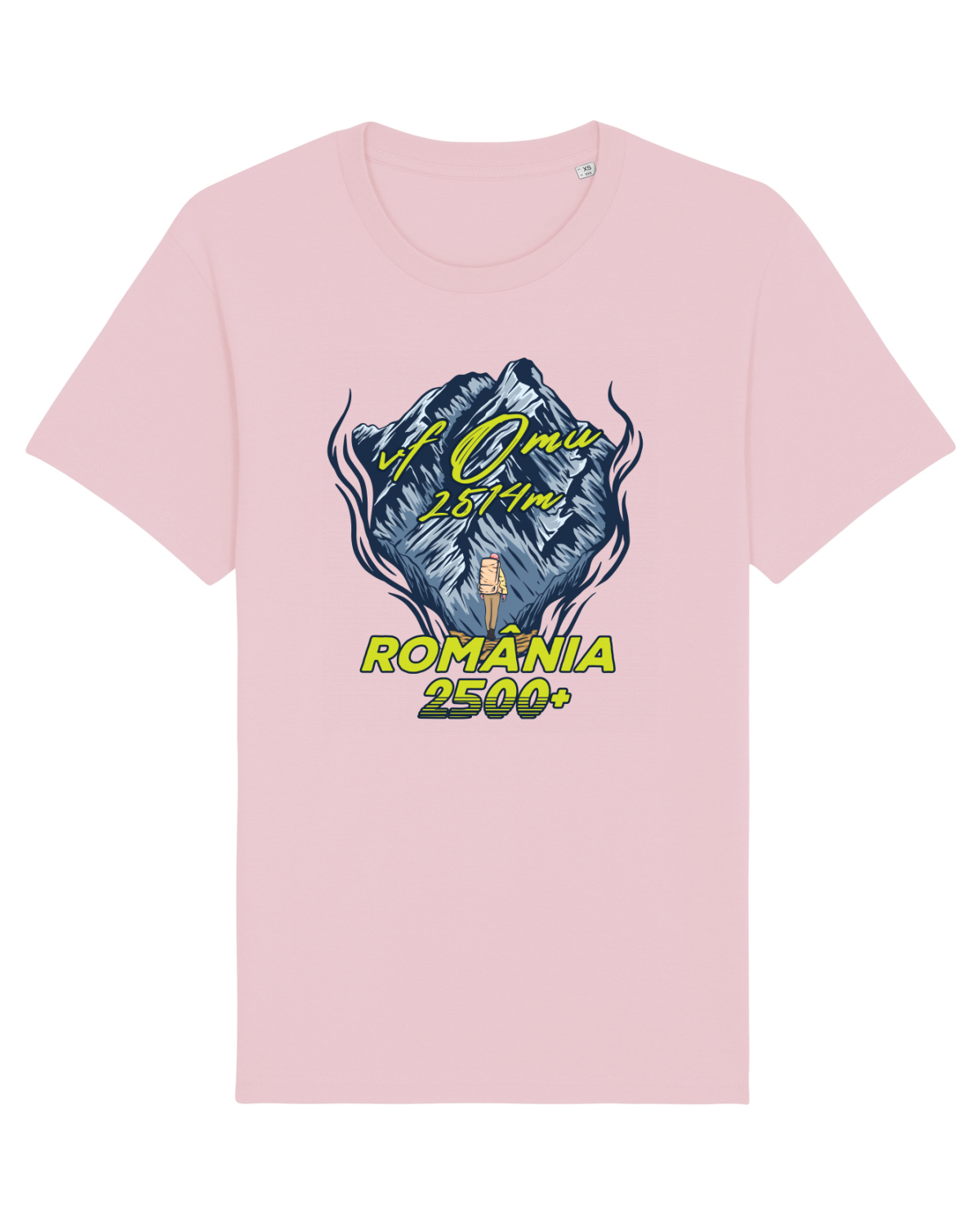 Tricou mânecă scurtă Unisex Rocker Cotton Pink