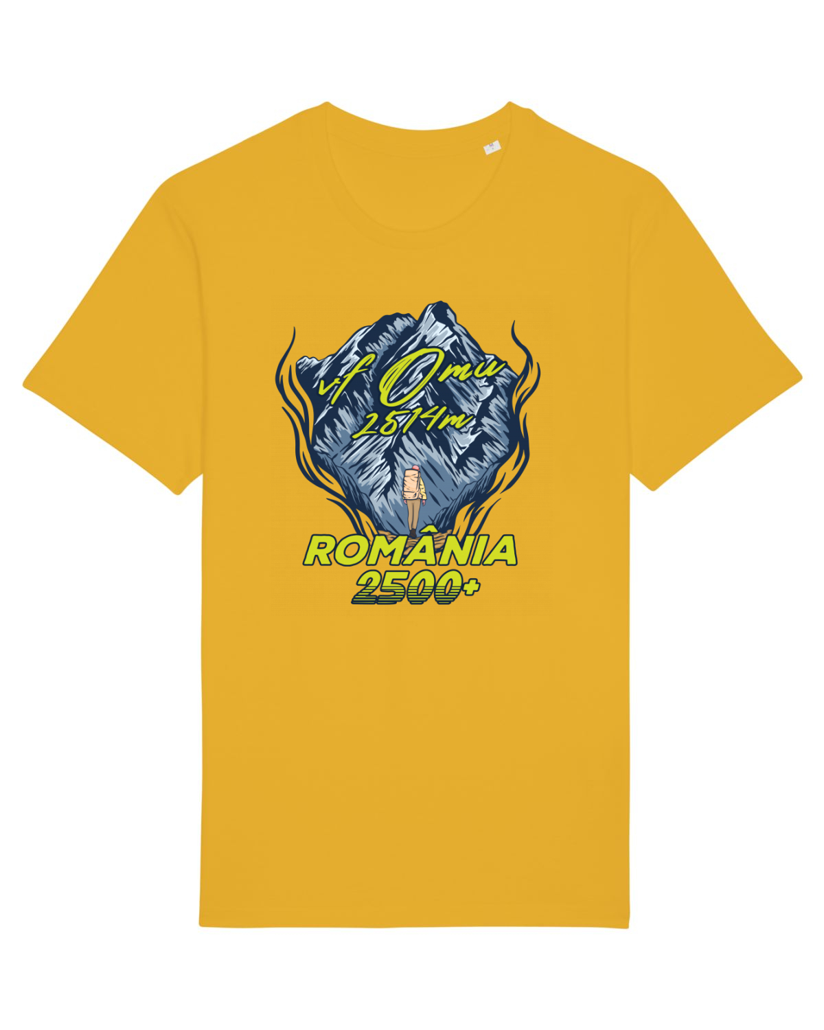 Tricou mânecă scurtă Unisex Rocker Spectra Yellow