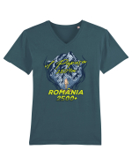Pentru montaniarzi - Man vs mountain - Păpușa Tricou mânecă scurtă guler V Bărbat Presenter