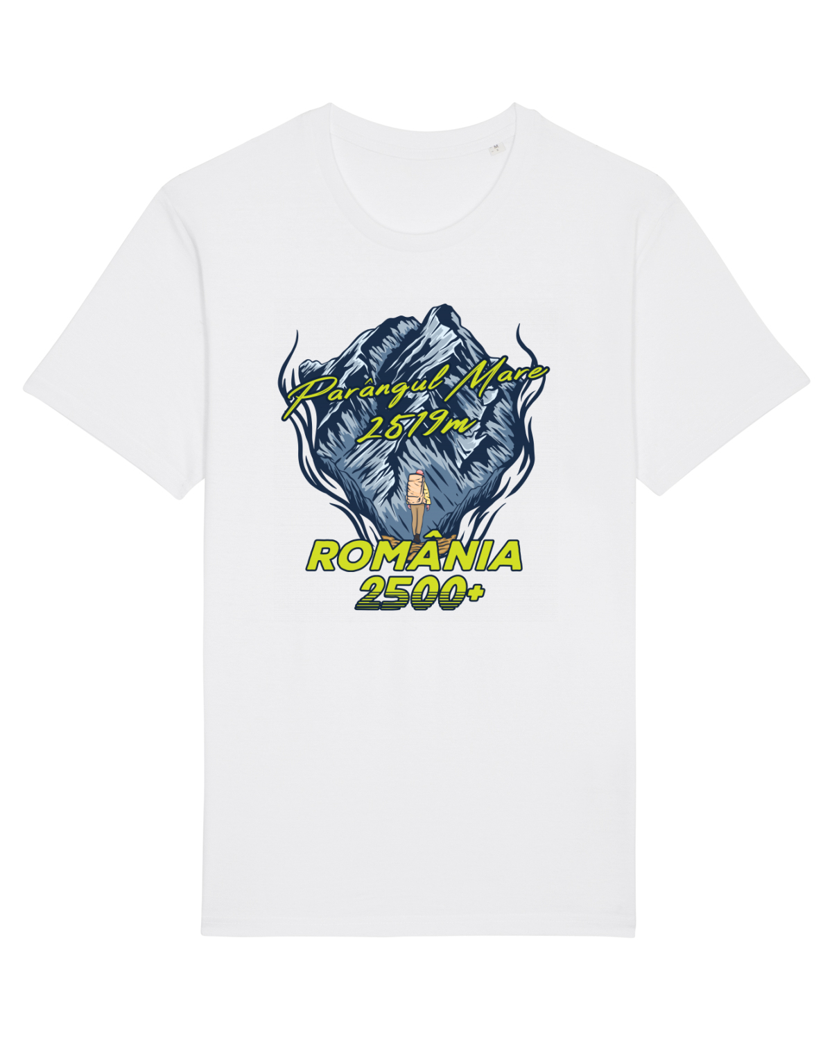 Tricou mânecă scurtă Unisex Rocker White