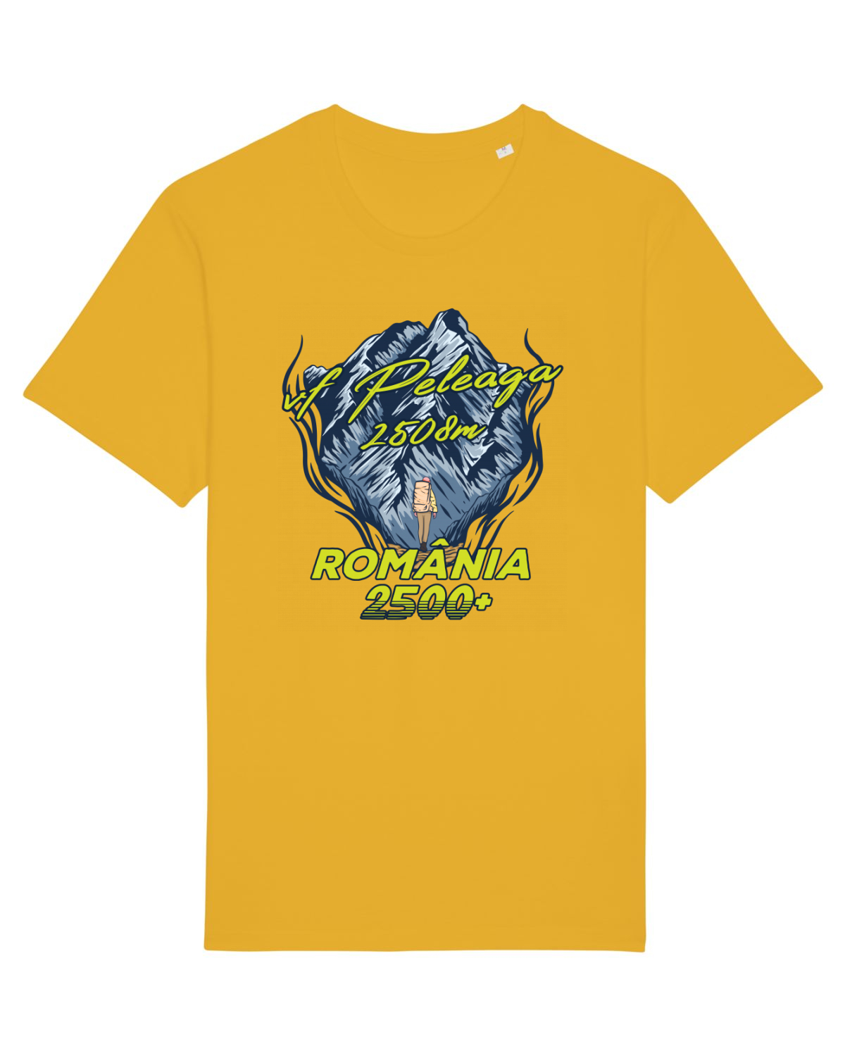Tricou mânecă scurtă Unisex Rocker Spectra Yellow