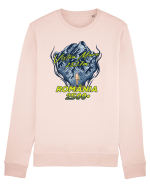 Pentru montaniarzi - Man vs mountain - Viștea Mare Bluză mânecă lungă Unisex Rise