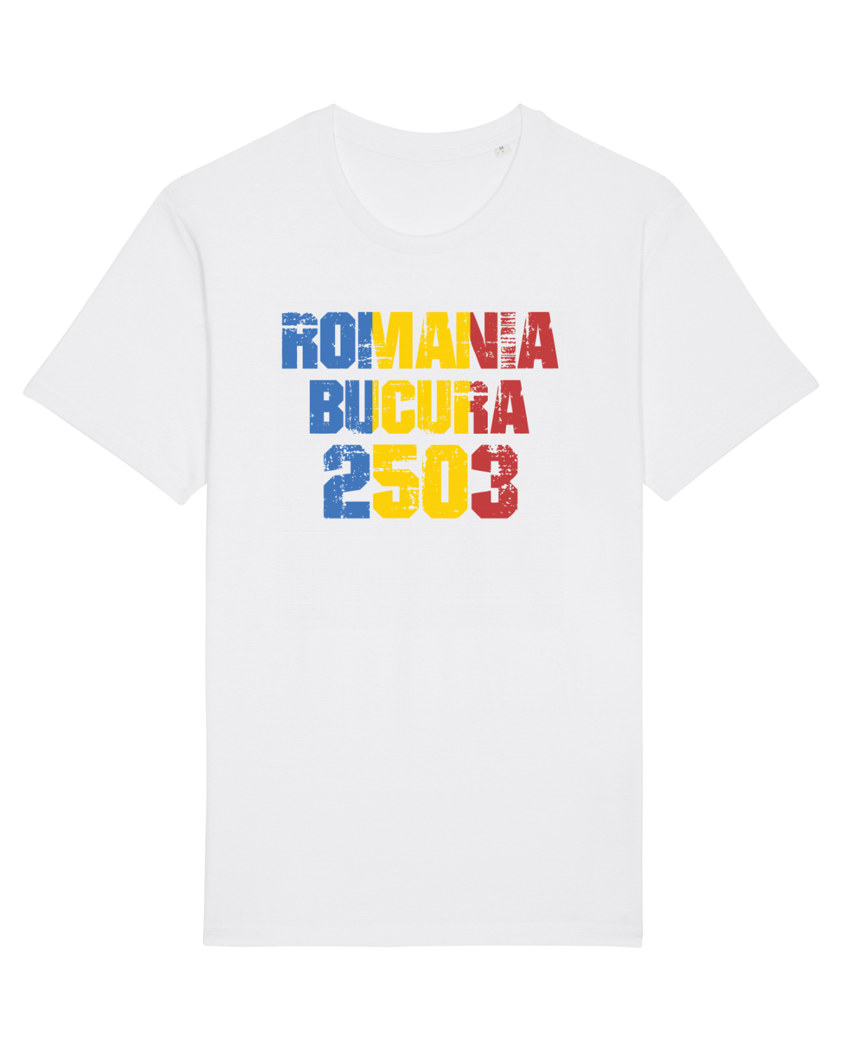 Tricou mânecă scurtă Unisex Rocker White