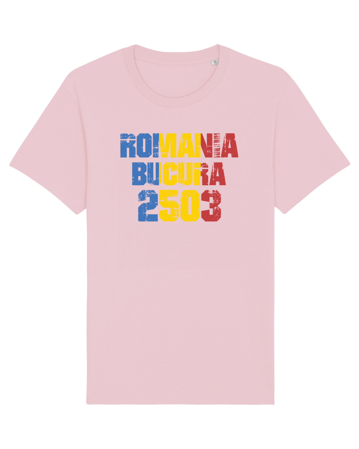 Tricou mânecă scurtă Unisex Rocker Cotton Pink