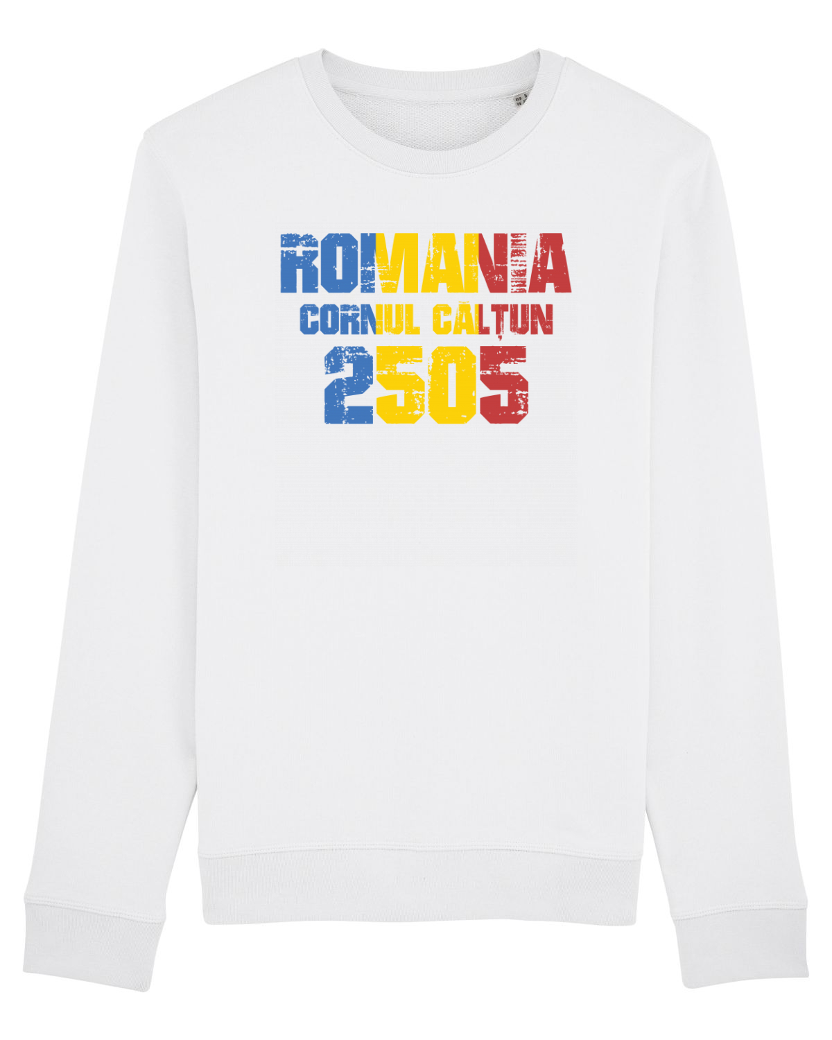 Bluză mânecă lungă Unisex Rise White