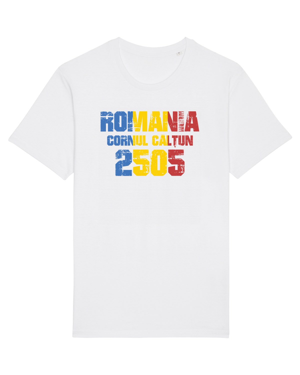 Tricou mânecă scurtă Unisex Rocker White