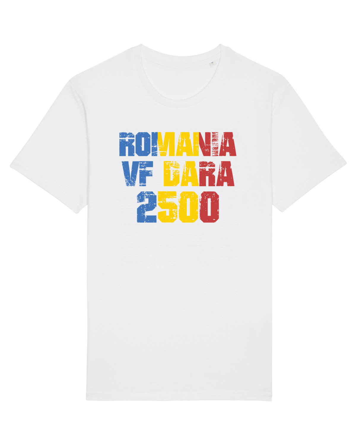 Tricou mânecă scurtă Unisex Rocker White