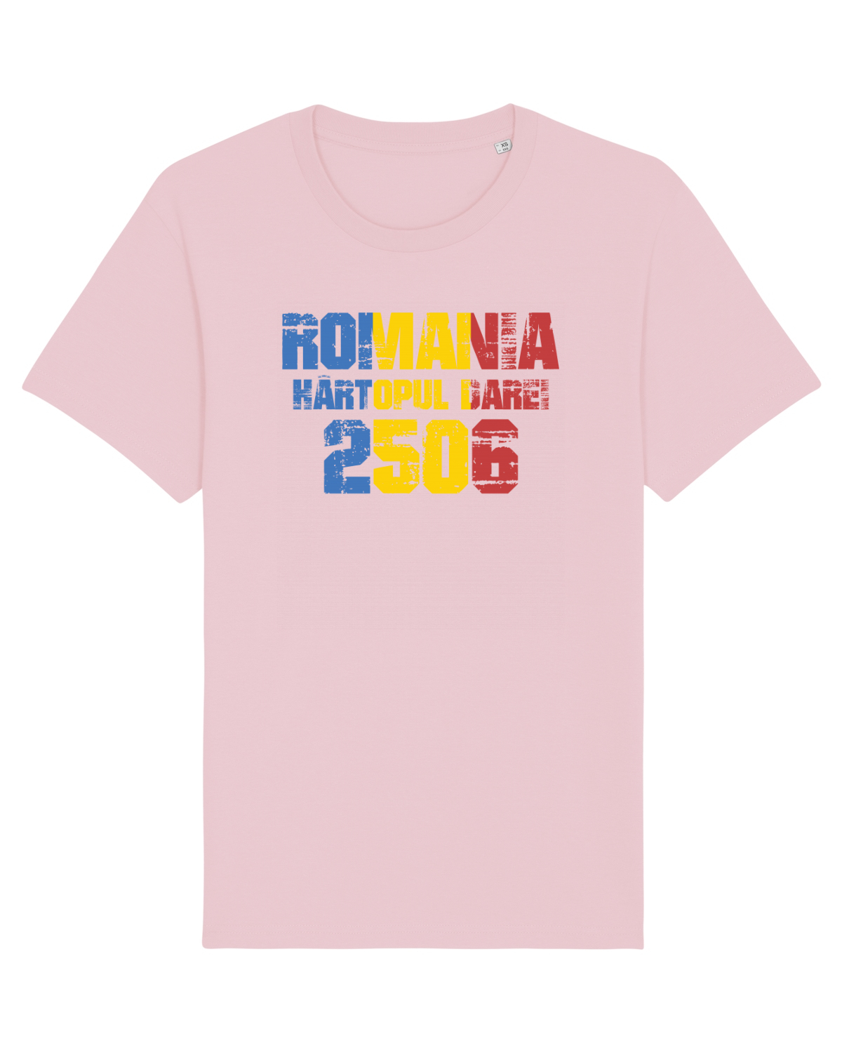 Tricou mânecă scurtă Unisex Rocker Cotton Pink