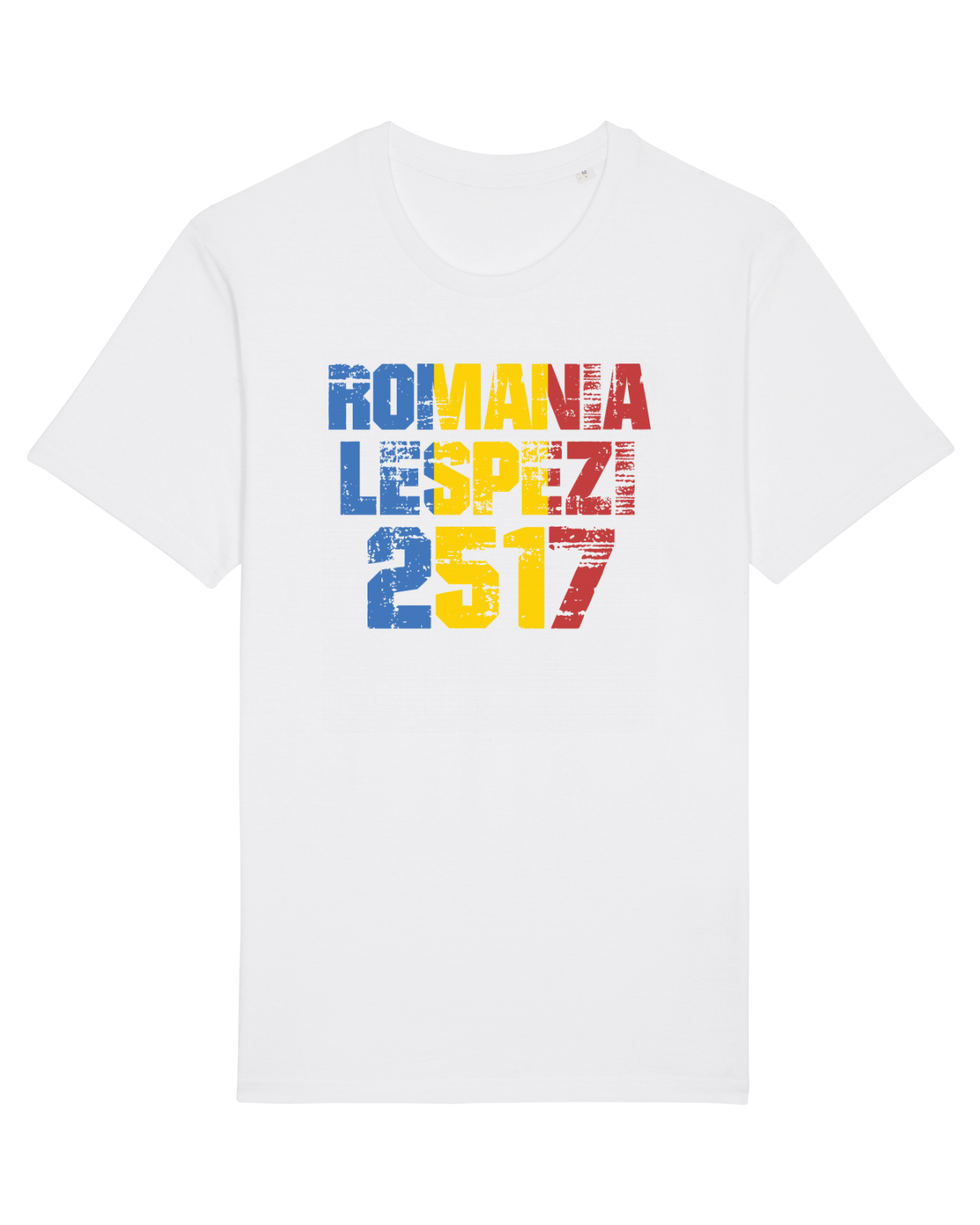 Tricou mânecă scurtă Unisex Rocker White