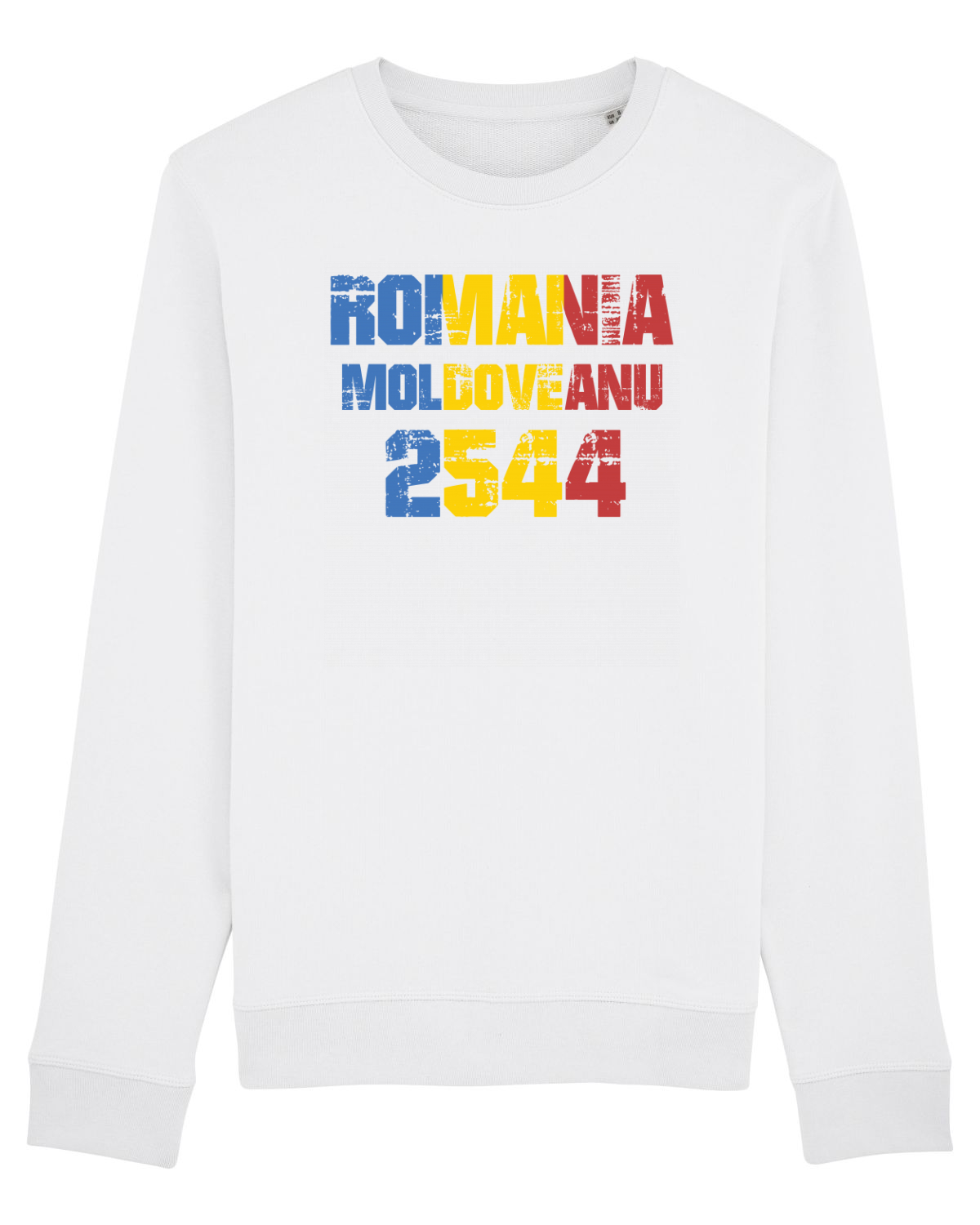 Bluză mânecă lungă Unisex Rise White