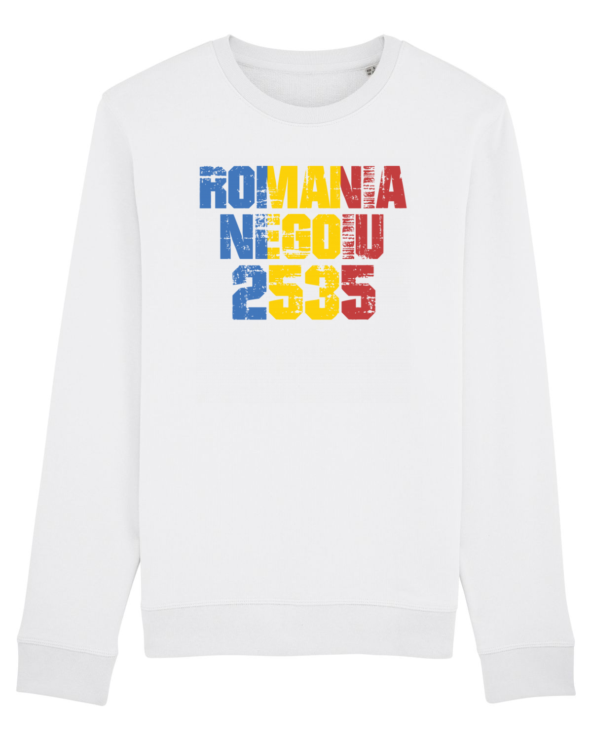 Bluză mânecă lungă Unisex Rise White
