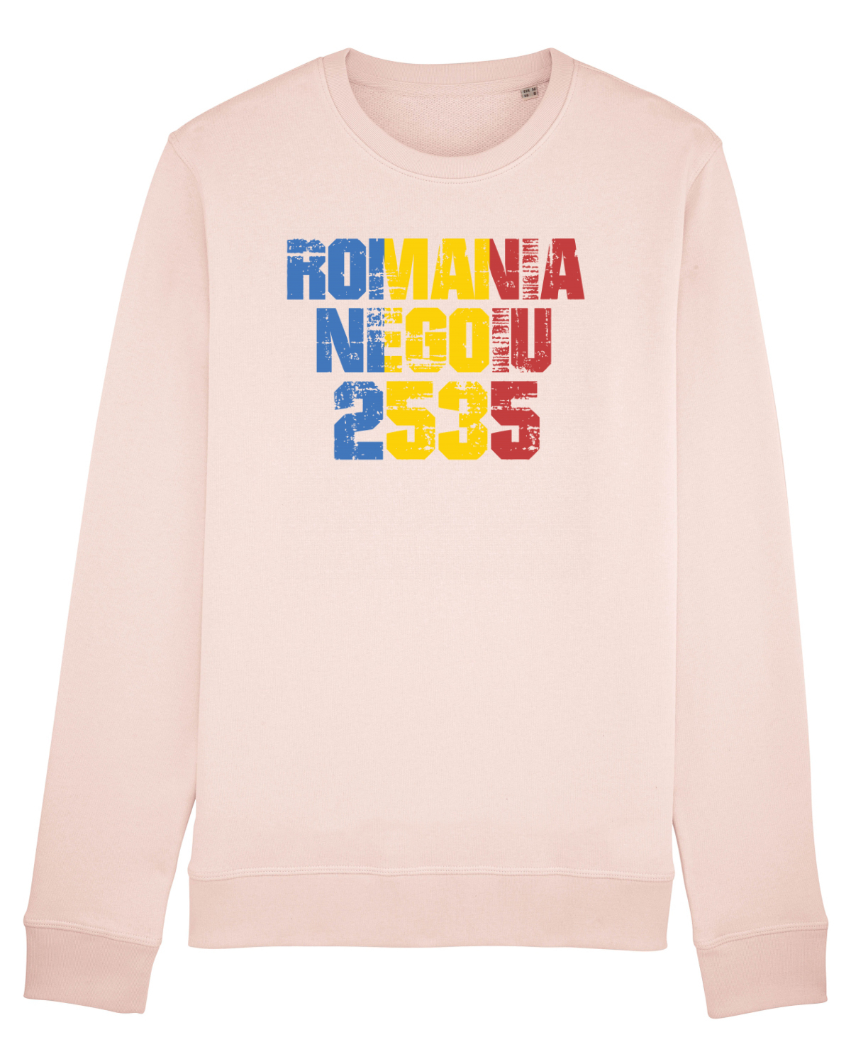 Bluză mânecă lungă Unisex Rise Candy Pink