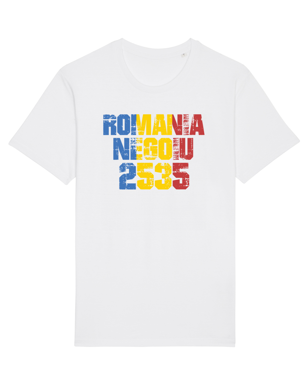 Tricou mânecă scurtă Unisex Rocker White