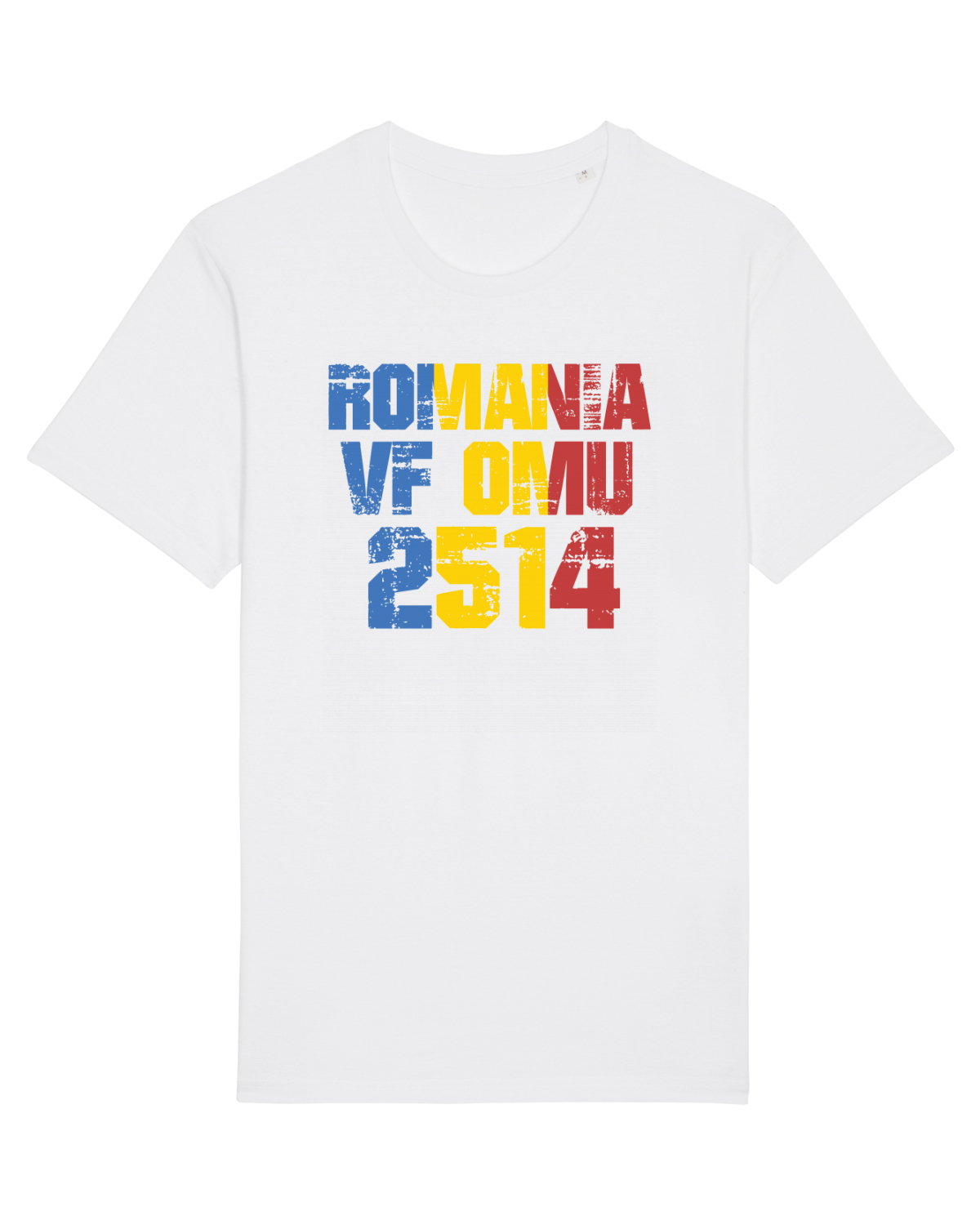 Tricou mânecă scurtă Unisex Rocker White