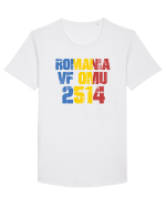 Pentru montaniarzi - Romania 2500 - Omu Tricou mânecă scurtă guler larg Bărbat Skater