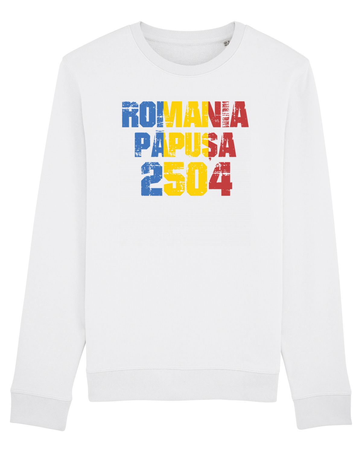 Bluză mânecă lungă Unisex Rise White