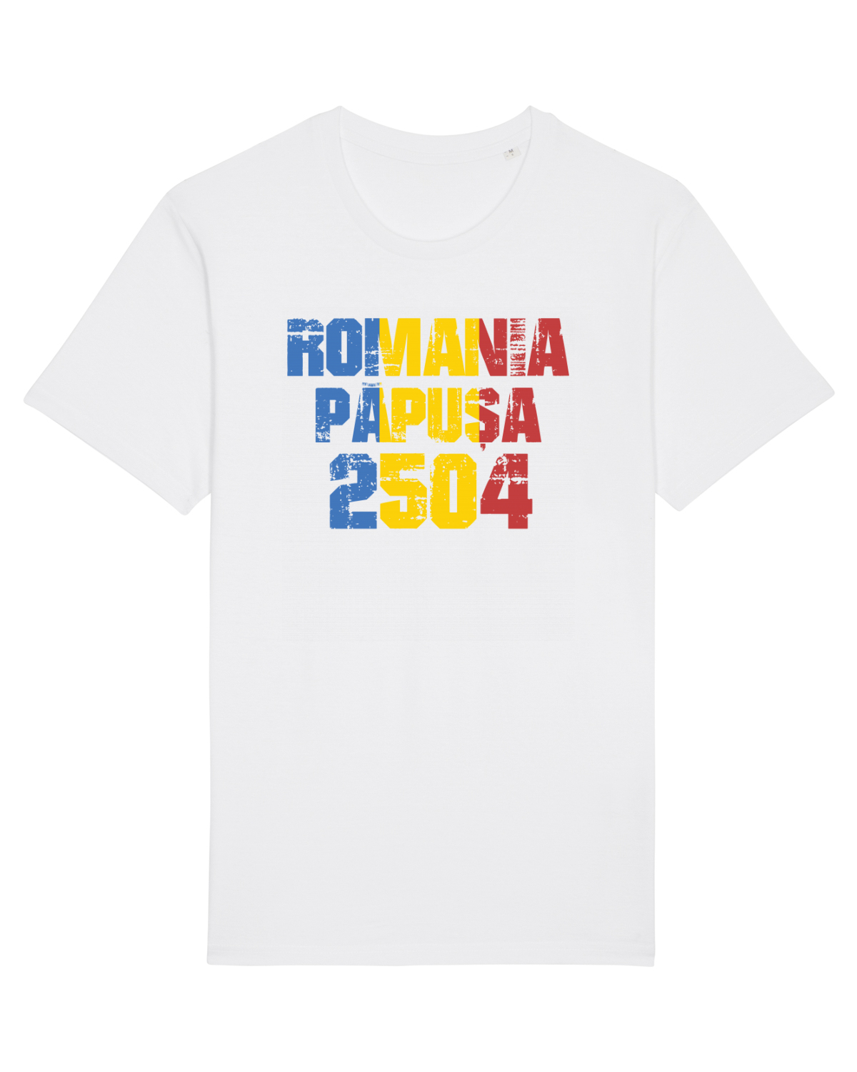 Tricou mânecă scurtă Unisex Rocker White
