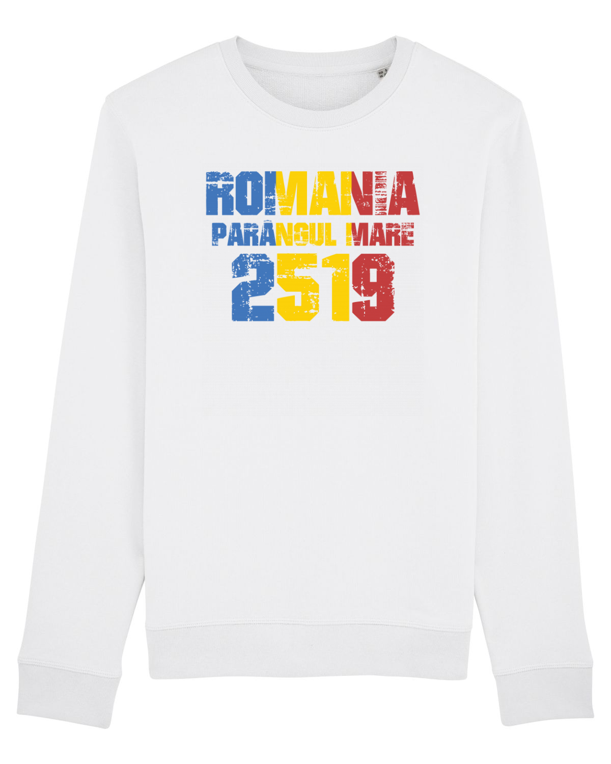 Bluză mânecă lungă Unisex Rise White