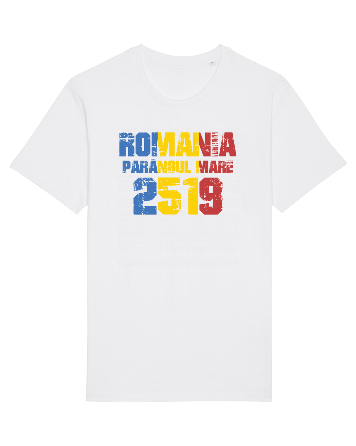Tricou mânecă scurtă Unisex Rocker White