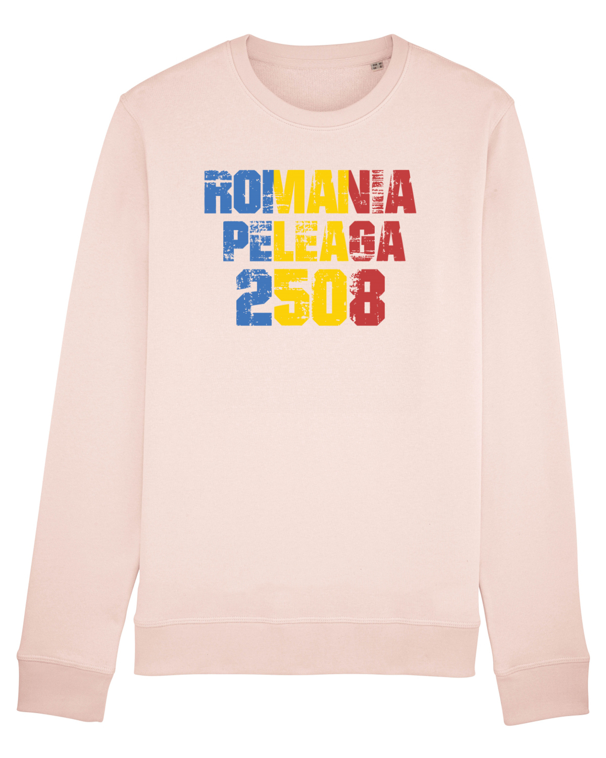 Bluză mânecă lungă Unisex Rise Candy Pink
