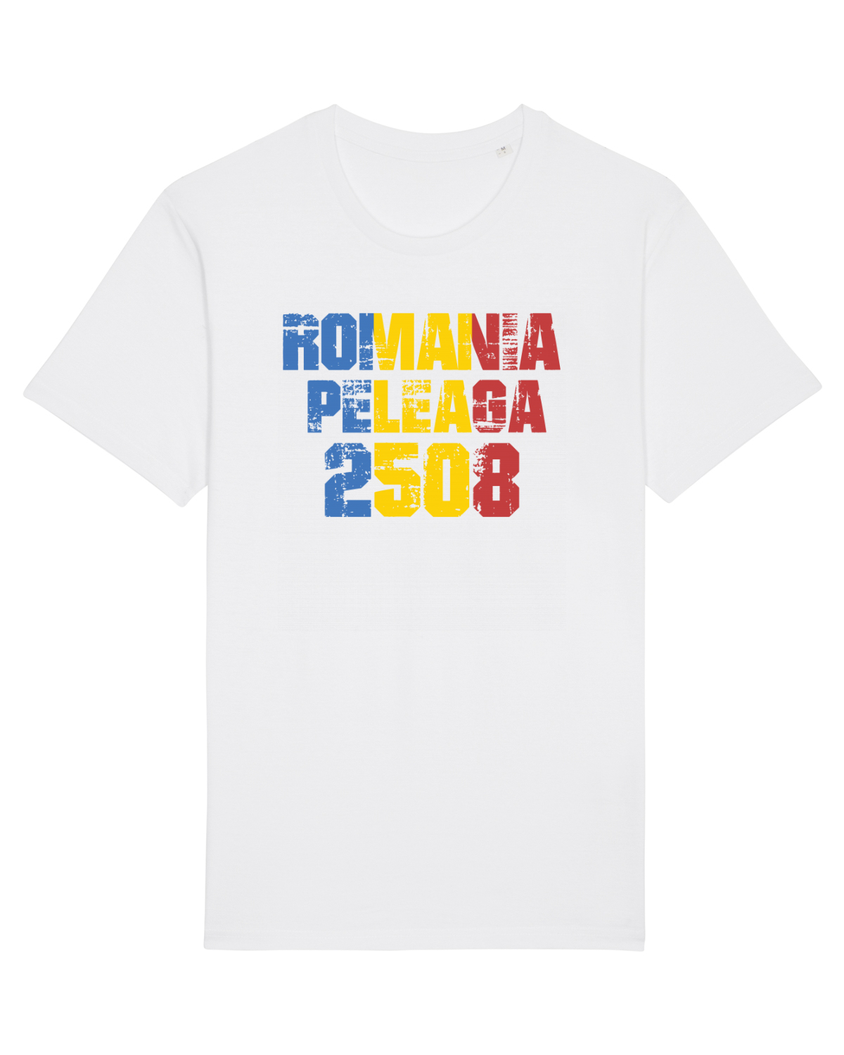 Tricou mânecă scurtă Unisex Rocker White
