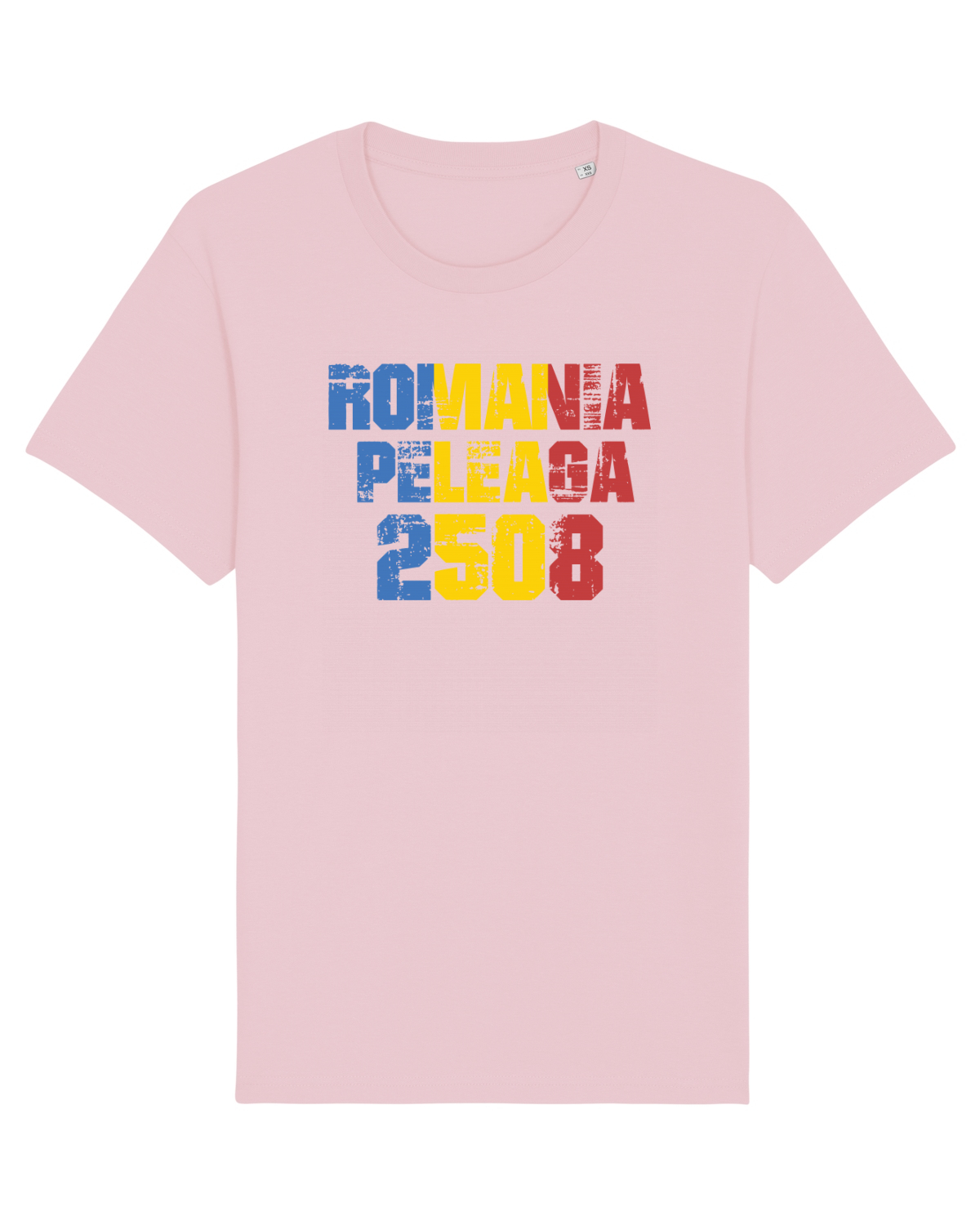 Tricou mânecă scurtă Unisex Rocker Cotton Pink