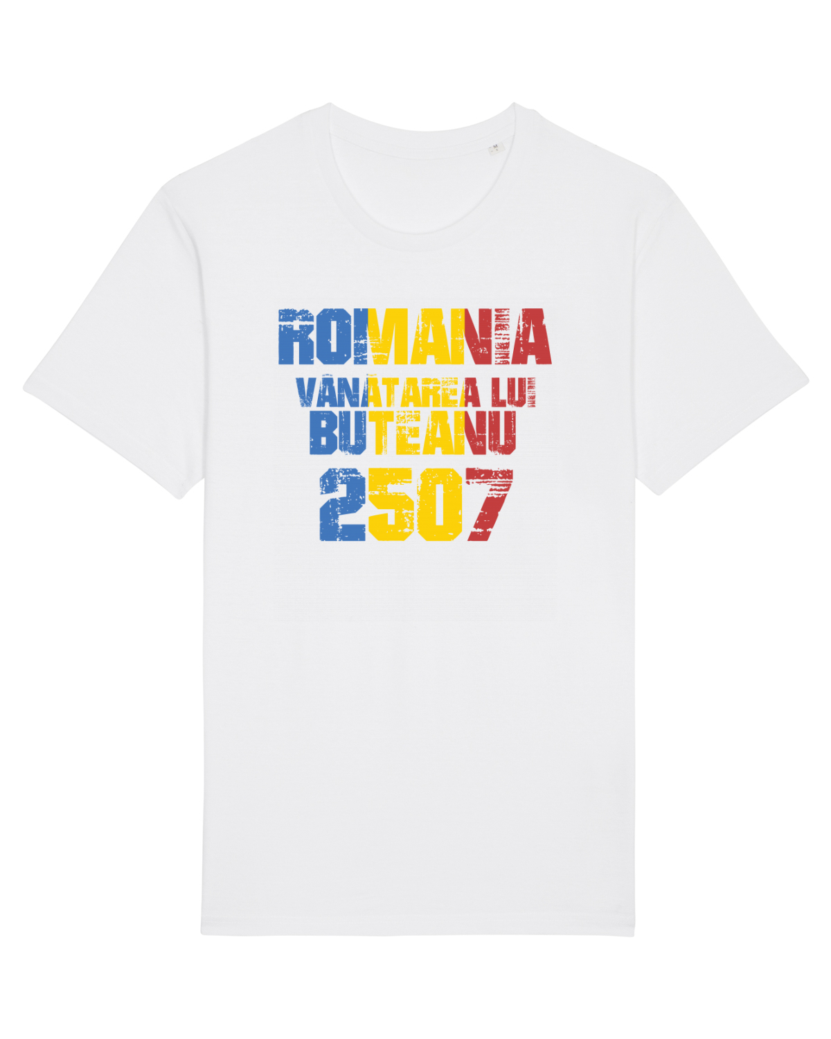 Tricou mânecă scurtă Unisex Rocker White
