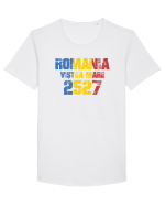 Pentru montaniarzi - Romania 2500 - Viștea Mare Tricou mânecă scurtă guler larg Bărbat Skater