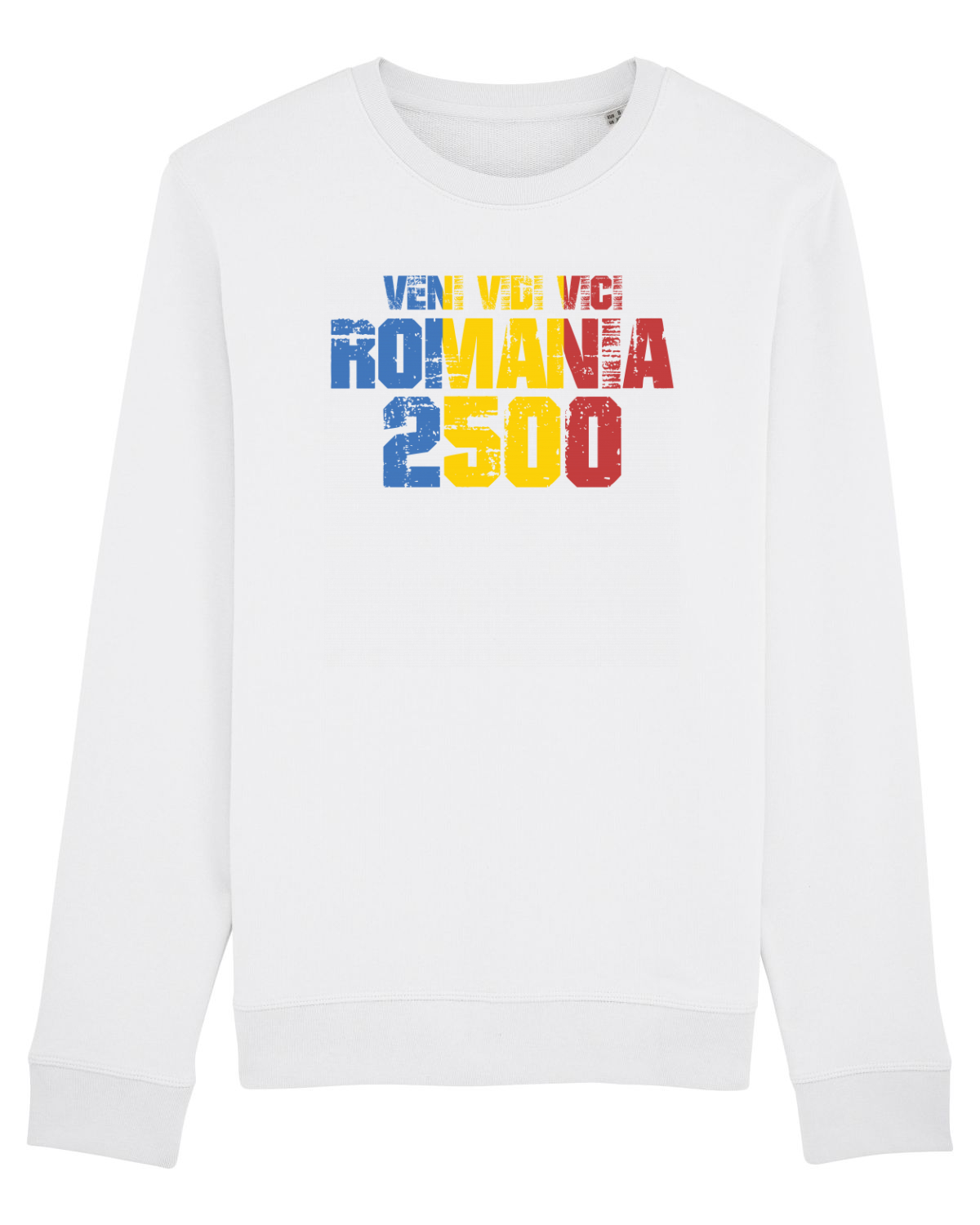 Bluză mânecă lungă Unisex Rise White