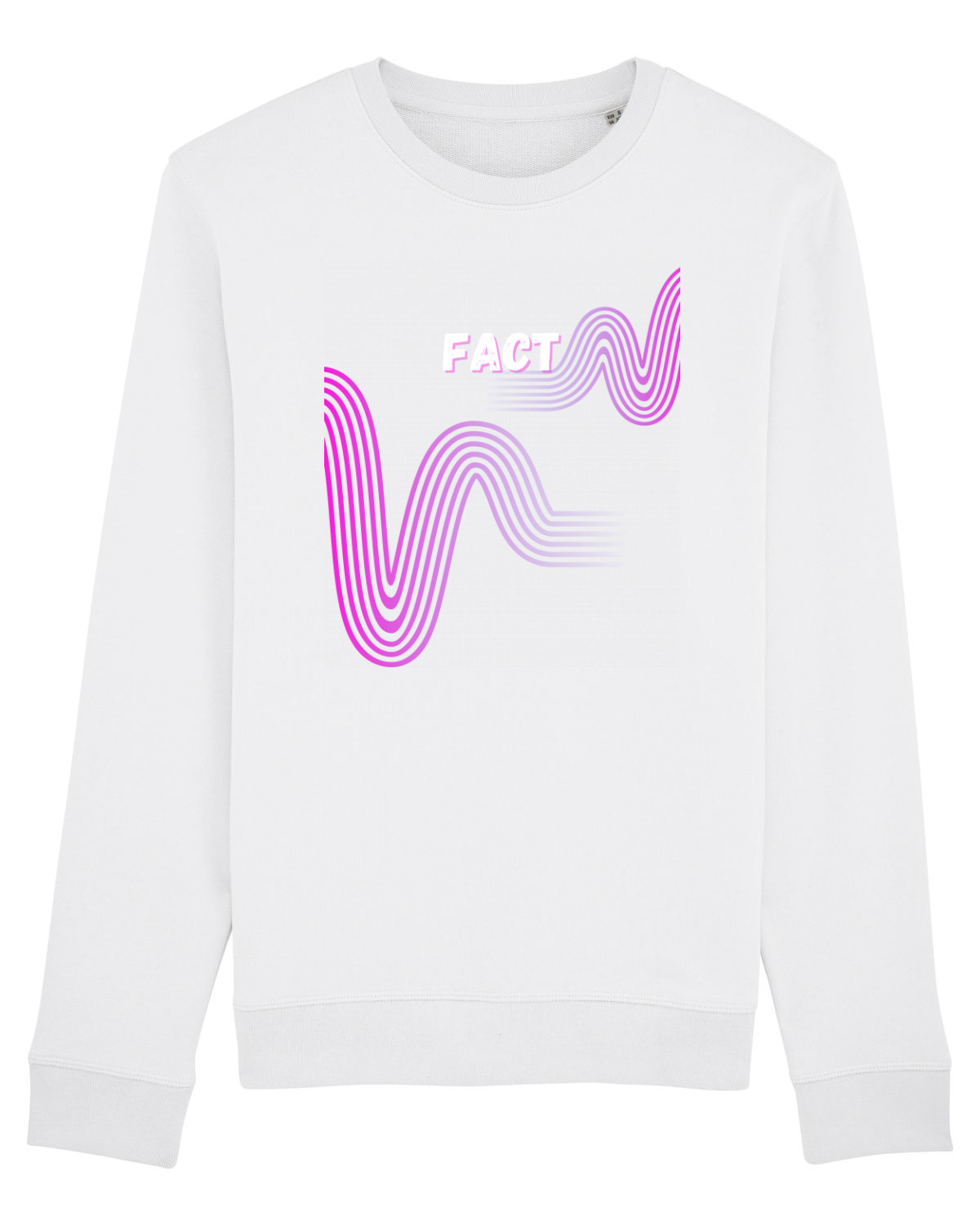 Bluză mânecă lungă Unisex Rise White